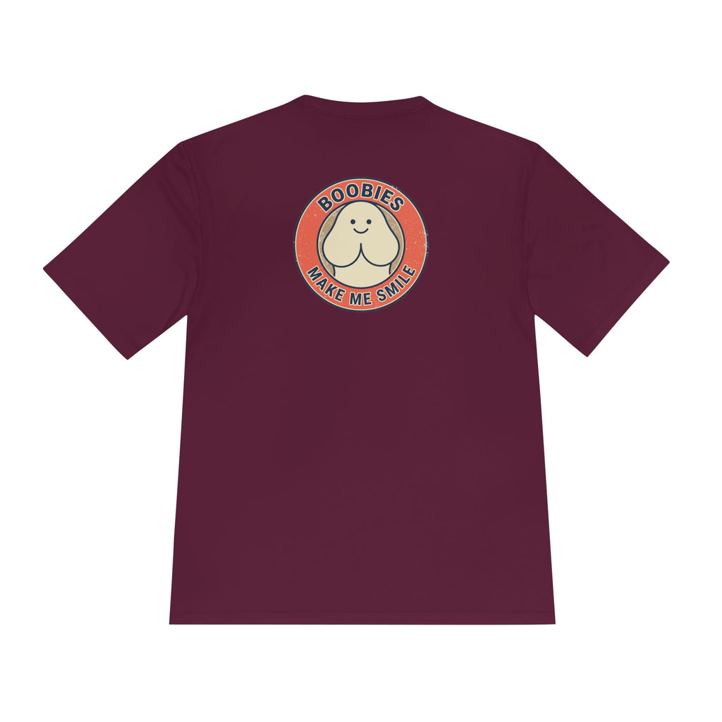 Boobies Make Me Smile Tee — Funny Retro Graphic Shirt