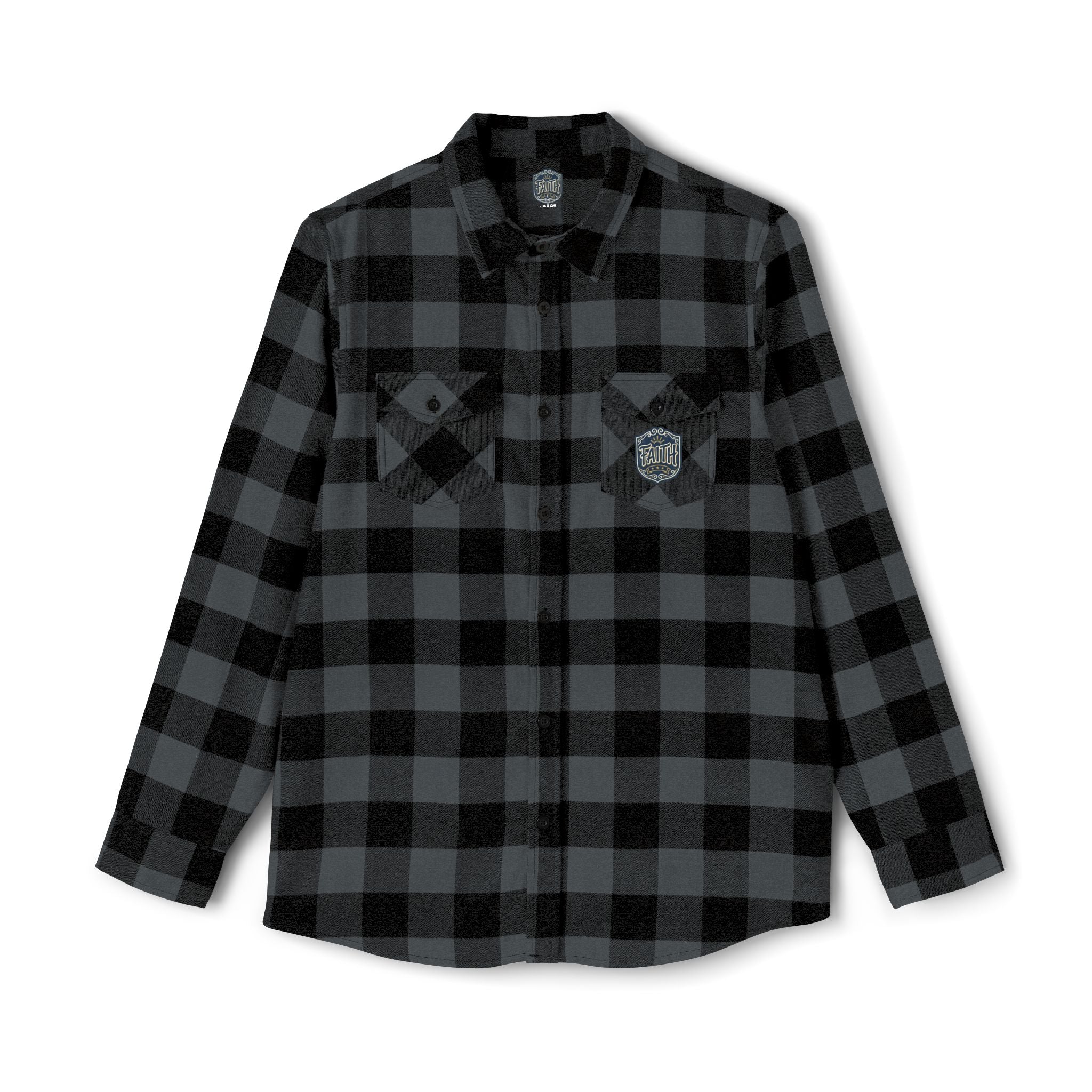 Olive & Black Buffalo Plaid Flannel Shirt