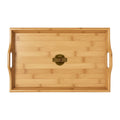 Engraved Bamboo Serving Tray — Personalized Wooden Breakfast & Charcuterie Tray