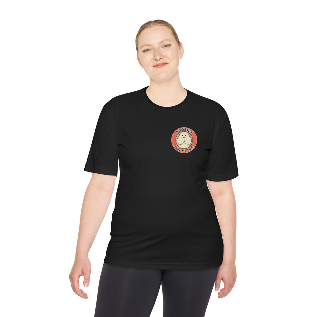 Boobies Make Me Smile Tee — Funny Retro Graphic Shirt