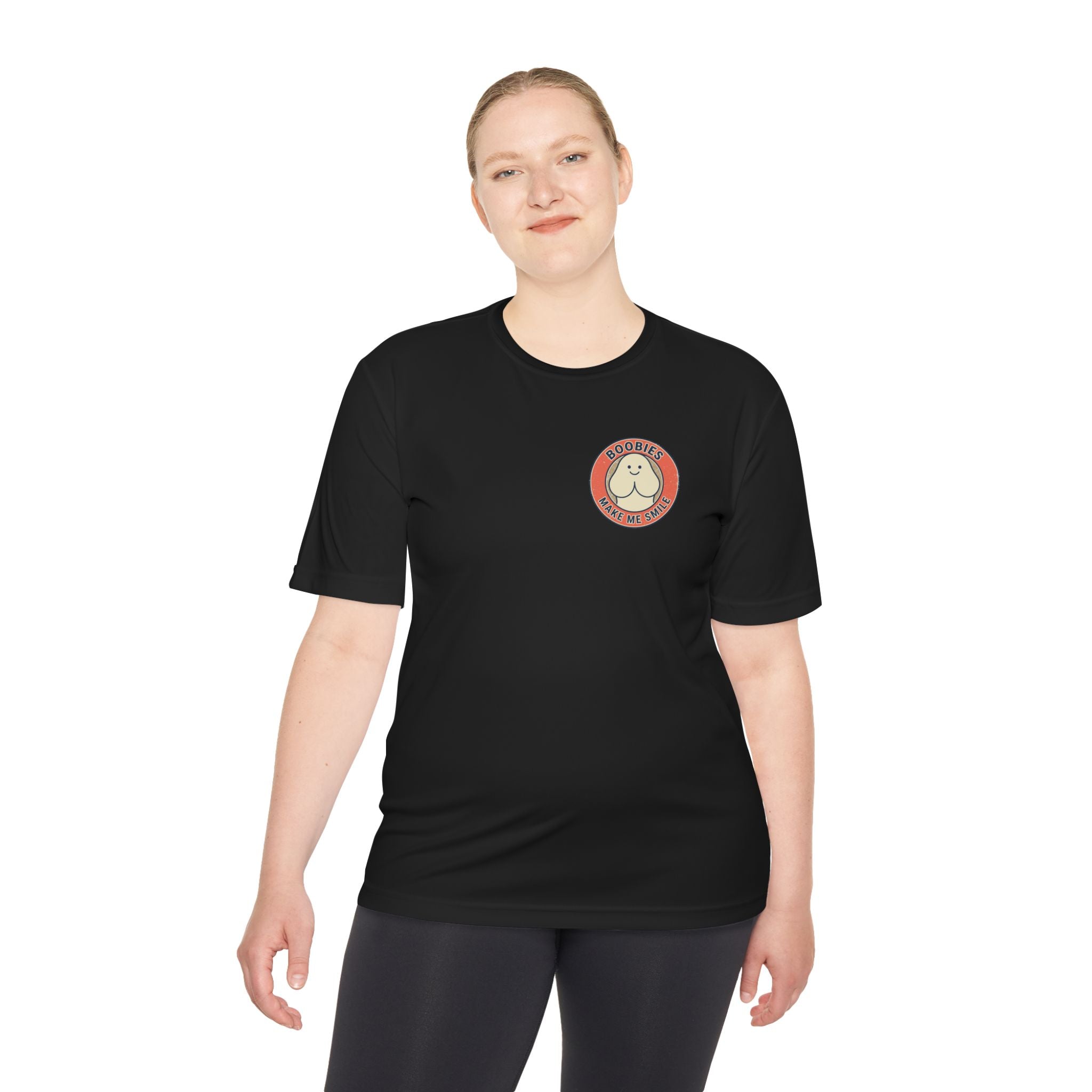Boobies Make Me Smile Tee — Funny Retro Graphic Shirt