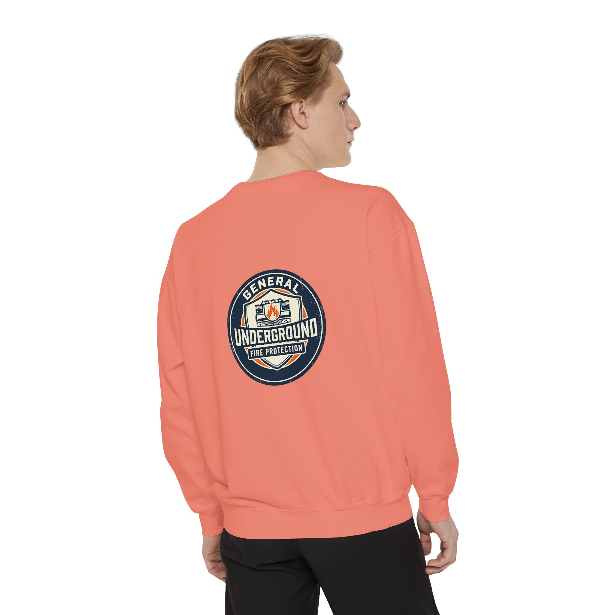 Vintage 'General Underground' Logo Sweatshirt — Distressed Retro Crewneck