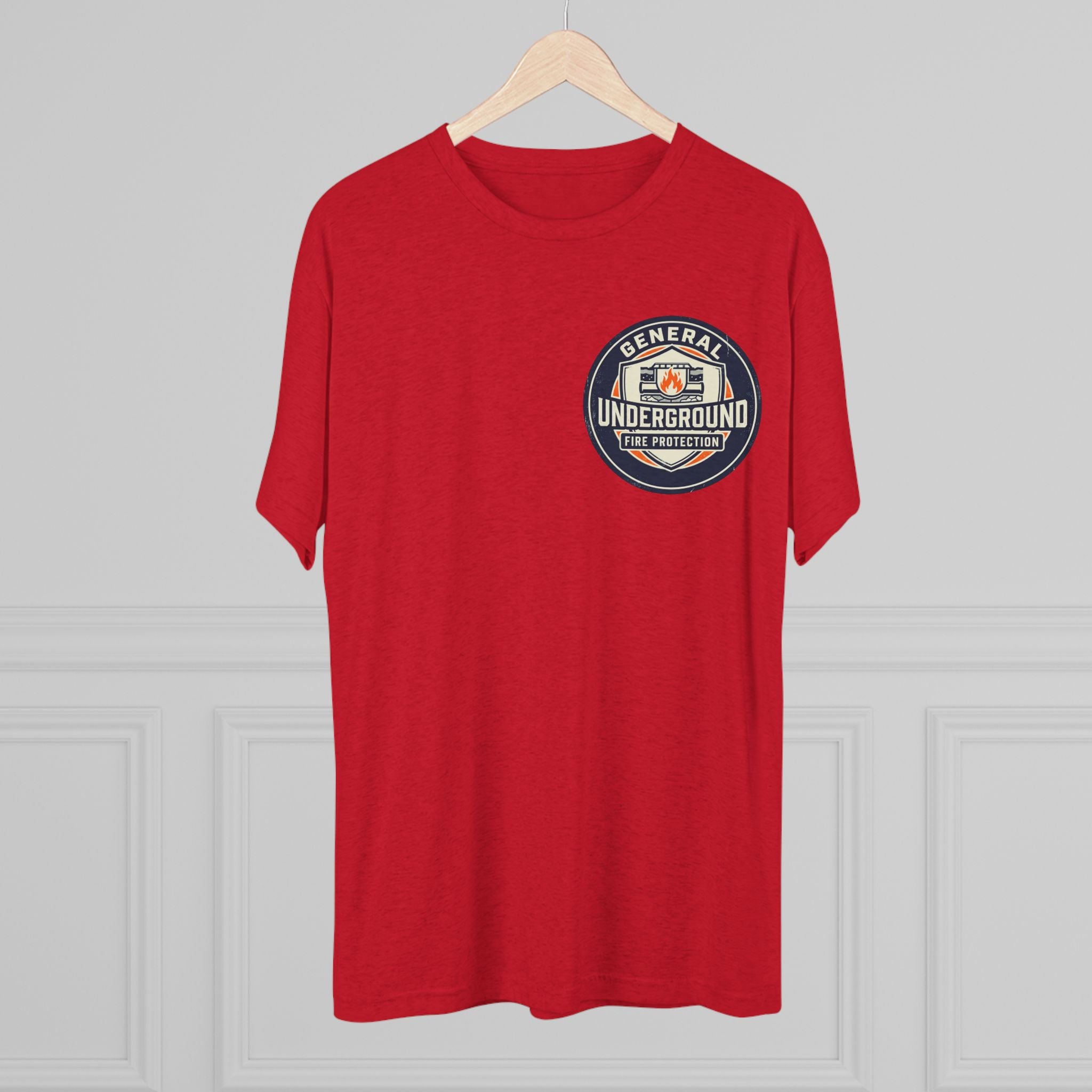 Fire Protection Logo Tee — "General Underground" Badge T-Shirt
