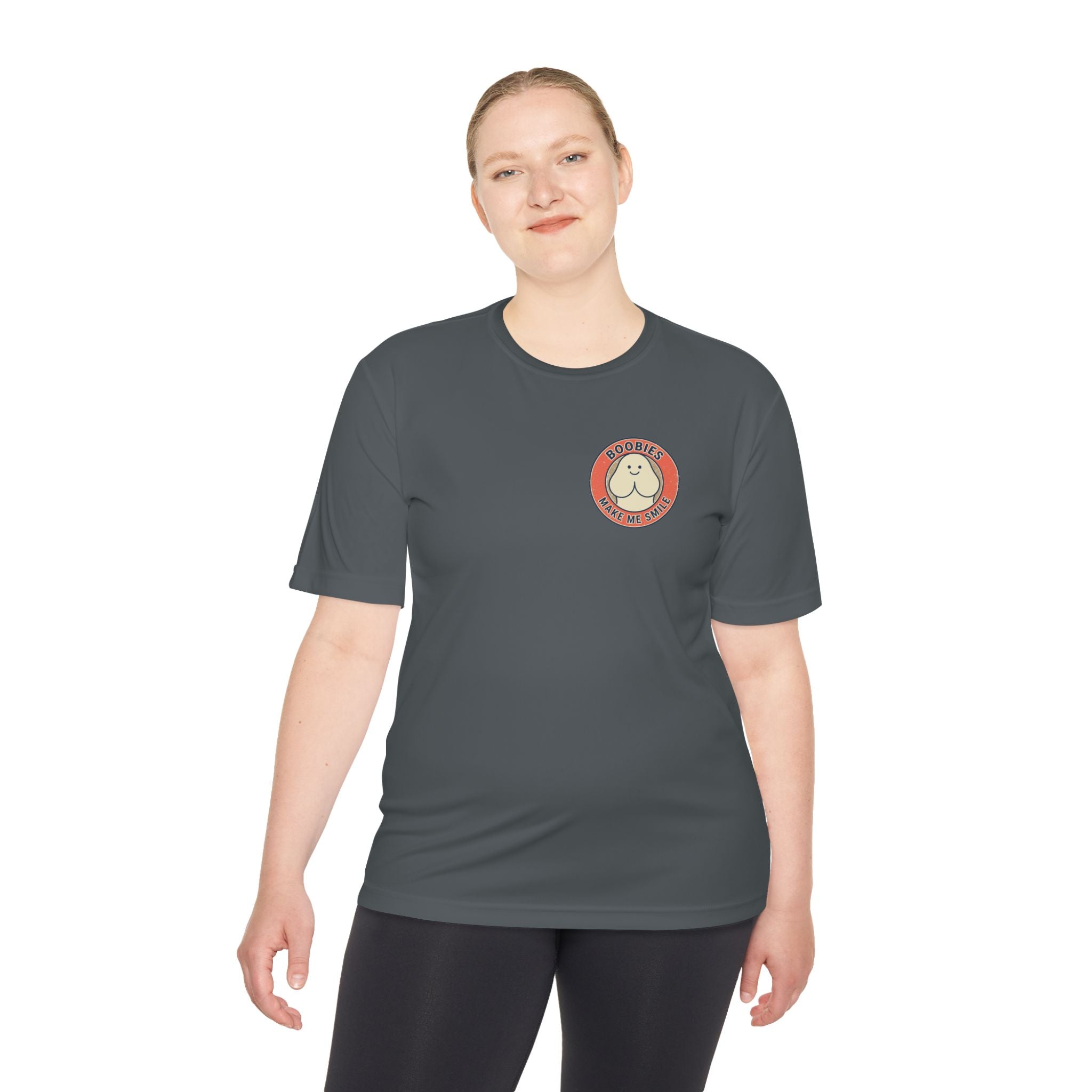 Boobies Make Me Smile Tee — Funny Retro Graphic Shirt