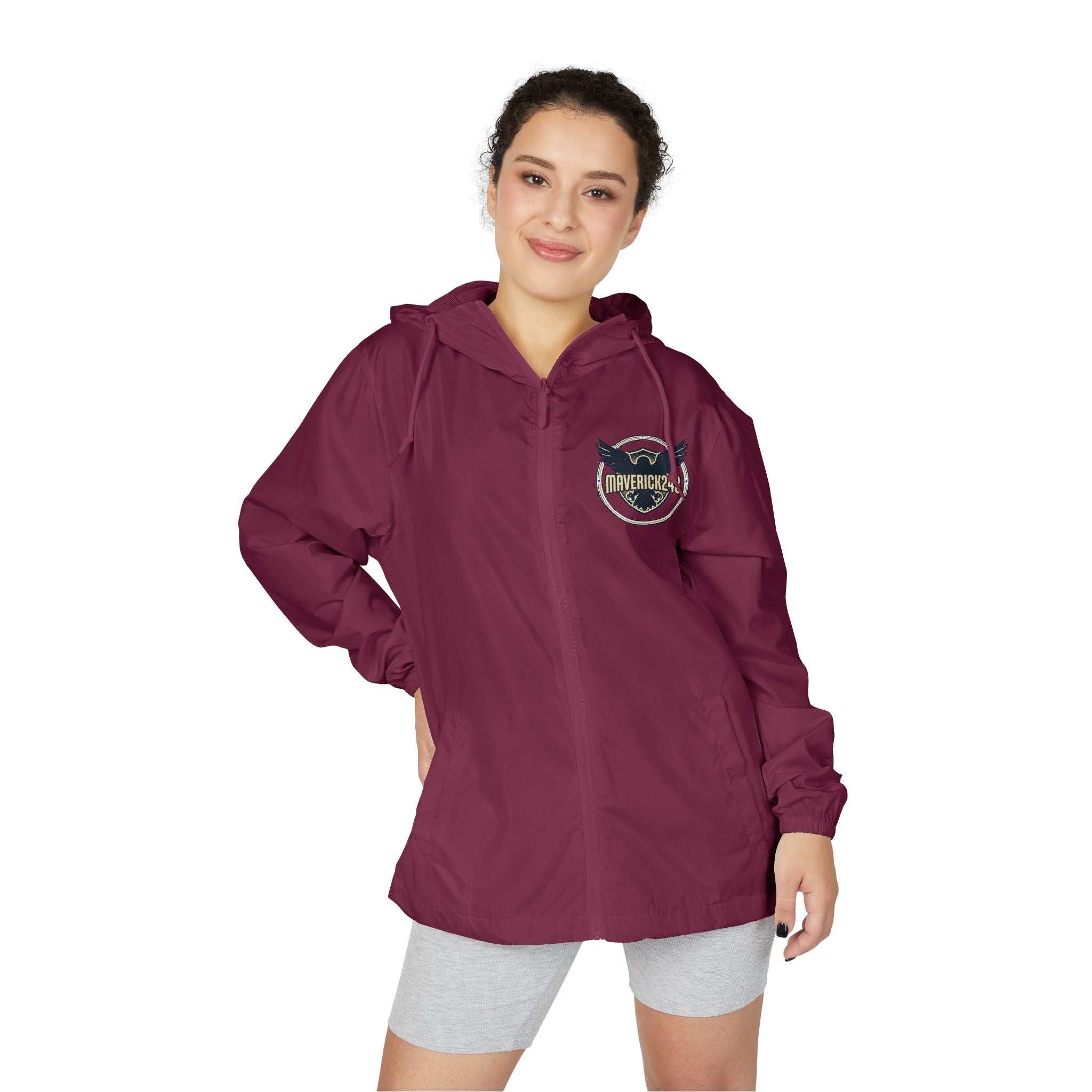 Windbreaker Jacket — Vintage Eagle Crest Logo