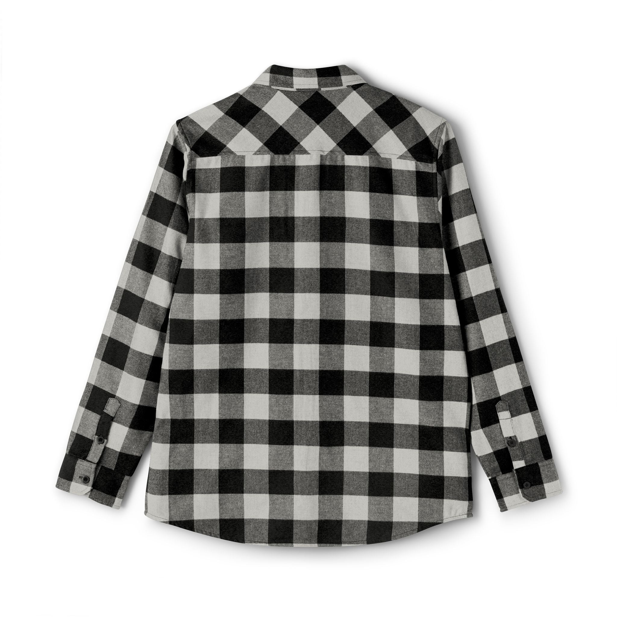Olive & Black Buffalo Plaid Flannel Shirt