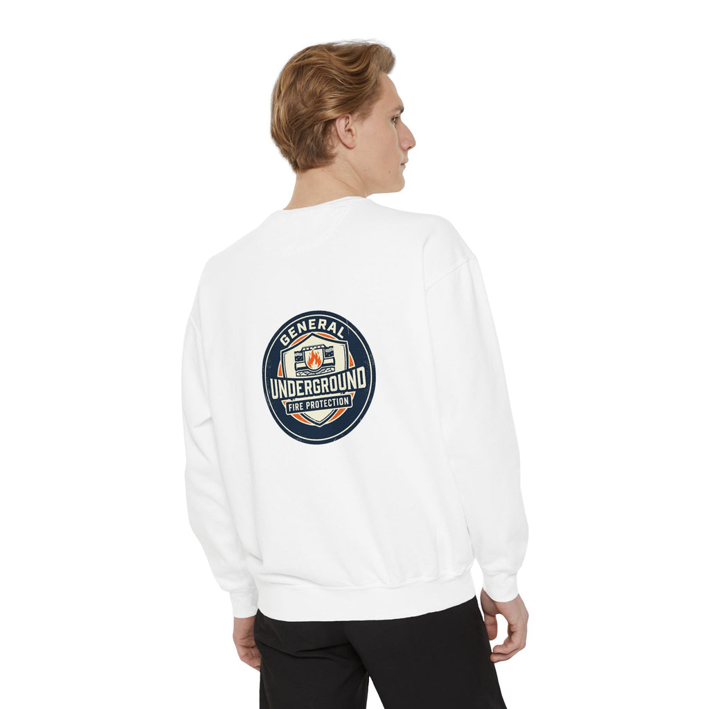 Vintage 'General Underground' Logo Sweatshirt — Distressed Retro Crewneck