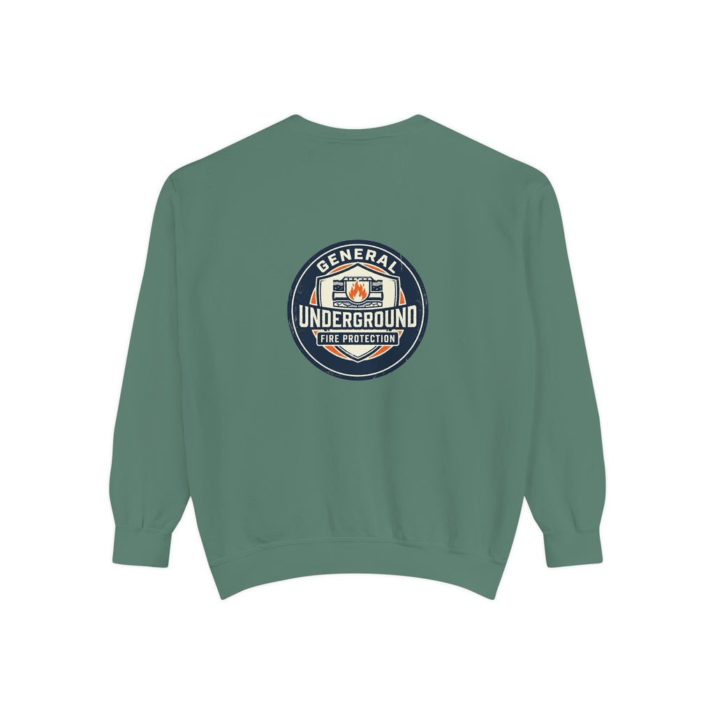 Vintage 'General Underground' Logo Sweatshirt — Distressed Retro Crewneck