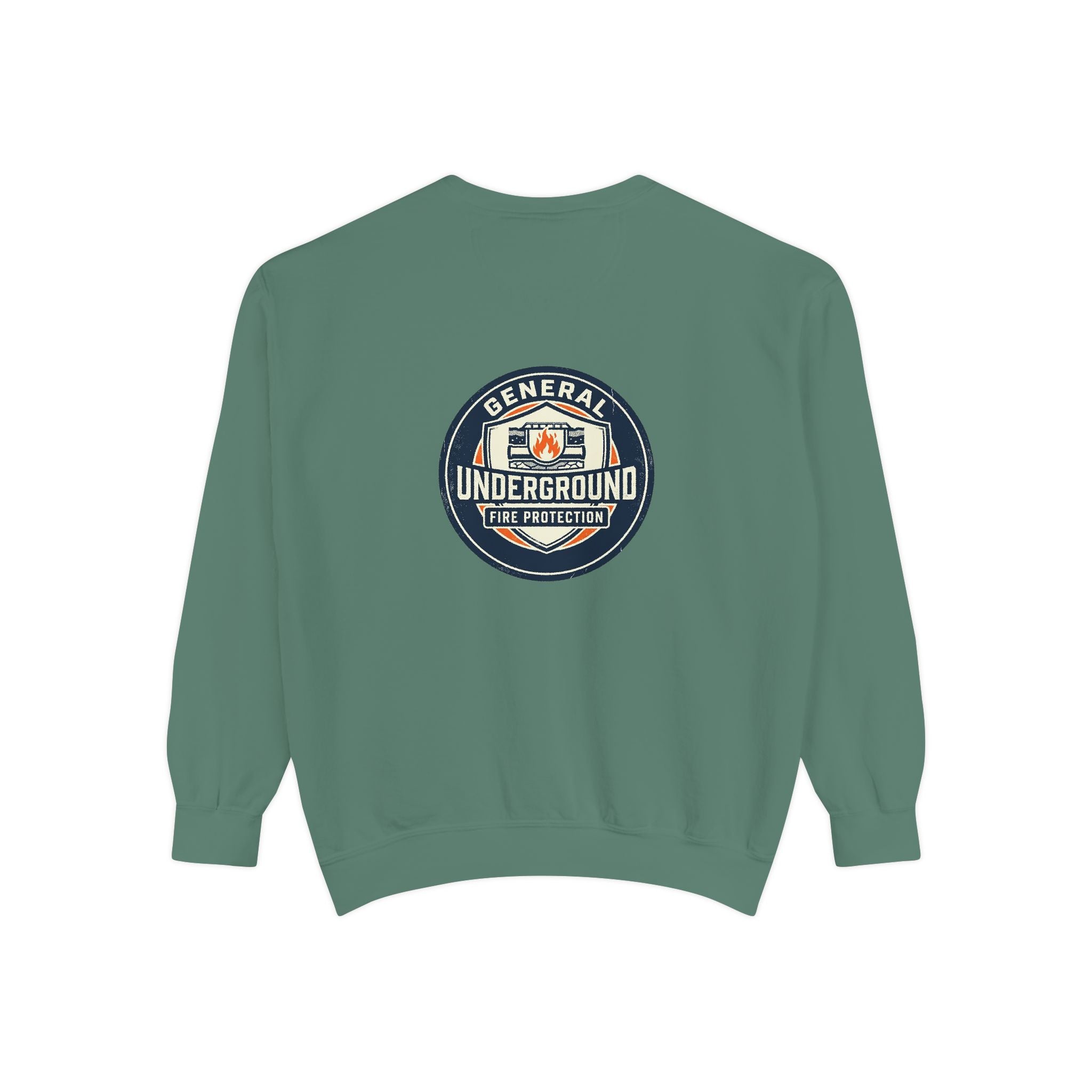 Vintage 'General Underground' Logo Sweatshirt — Distressed Retro Crewneck