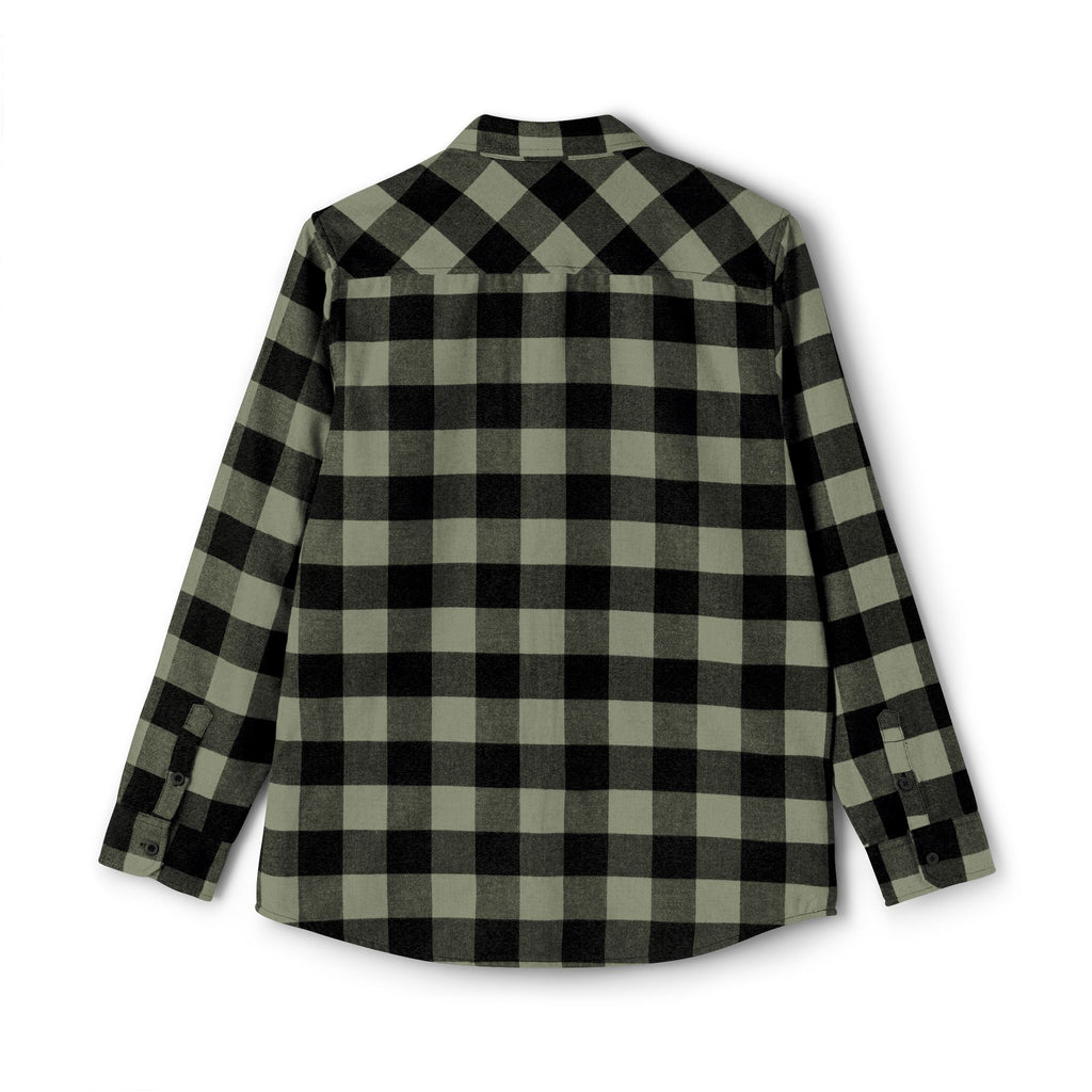 Olive & Black Buffalo Plaid Flannel Shirt