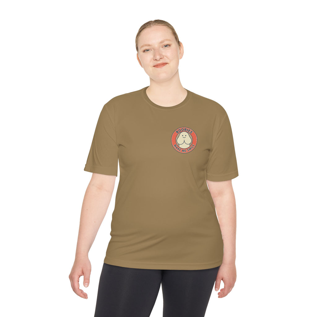 Boobies Make Me Smile Tee — Funny Retro Graphic Shirt