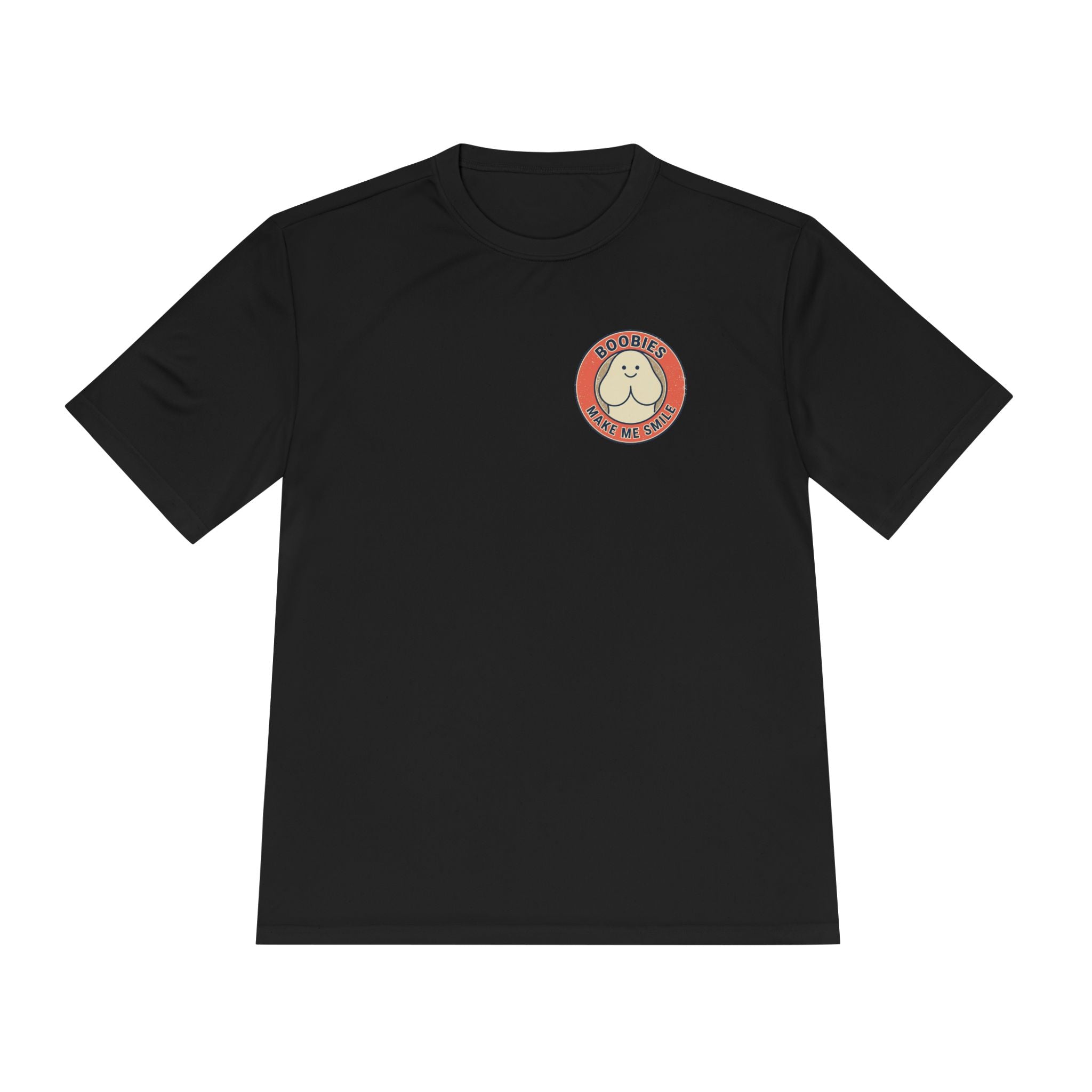 Boobies Make Me Smile Tee — Funny Retro Graphic Shirt