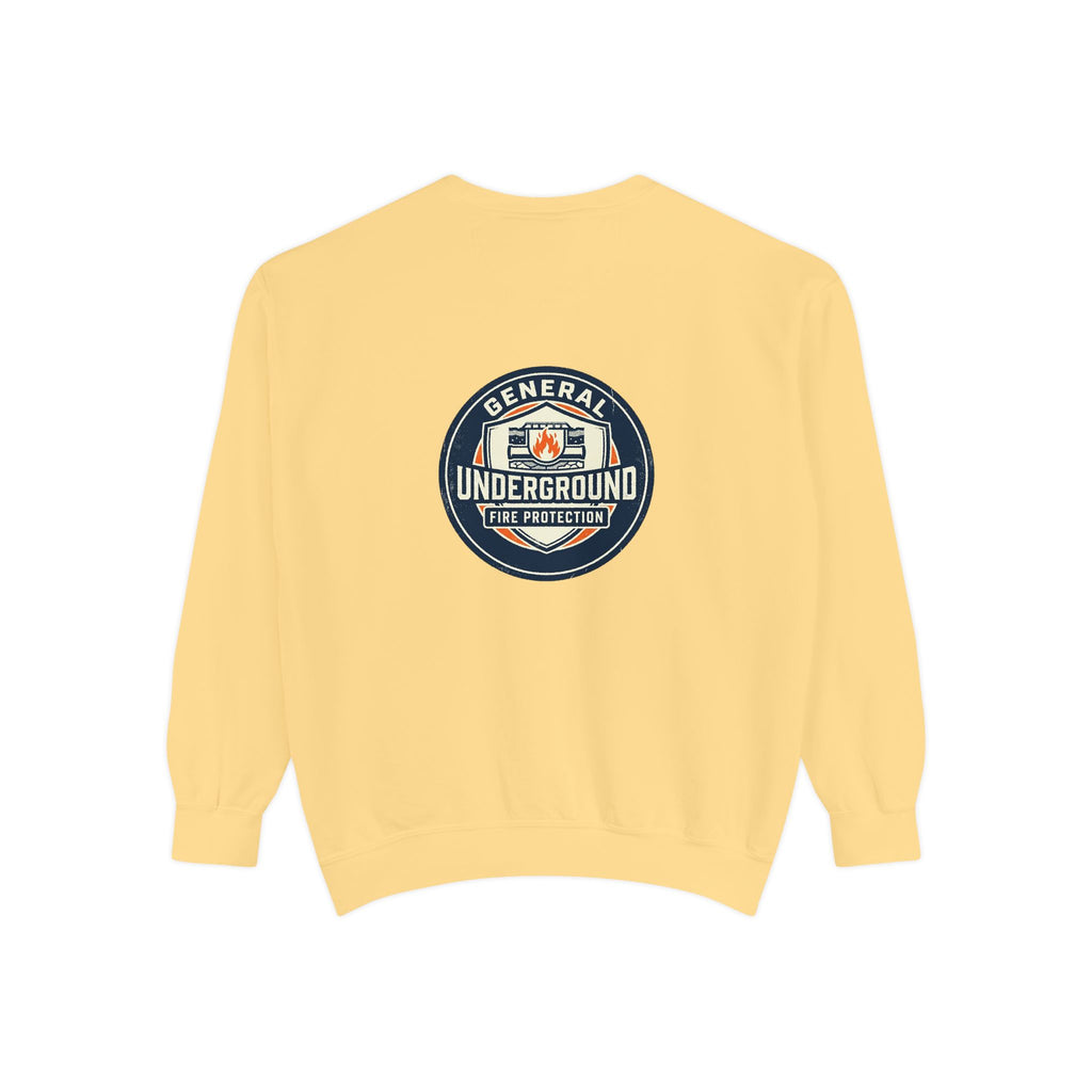 Vintage 'General Underground' Logo Sweatshirt — Distressed Retro Crewneck