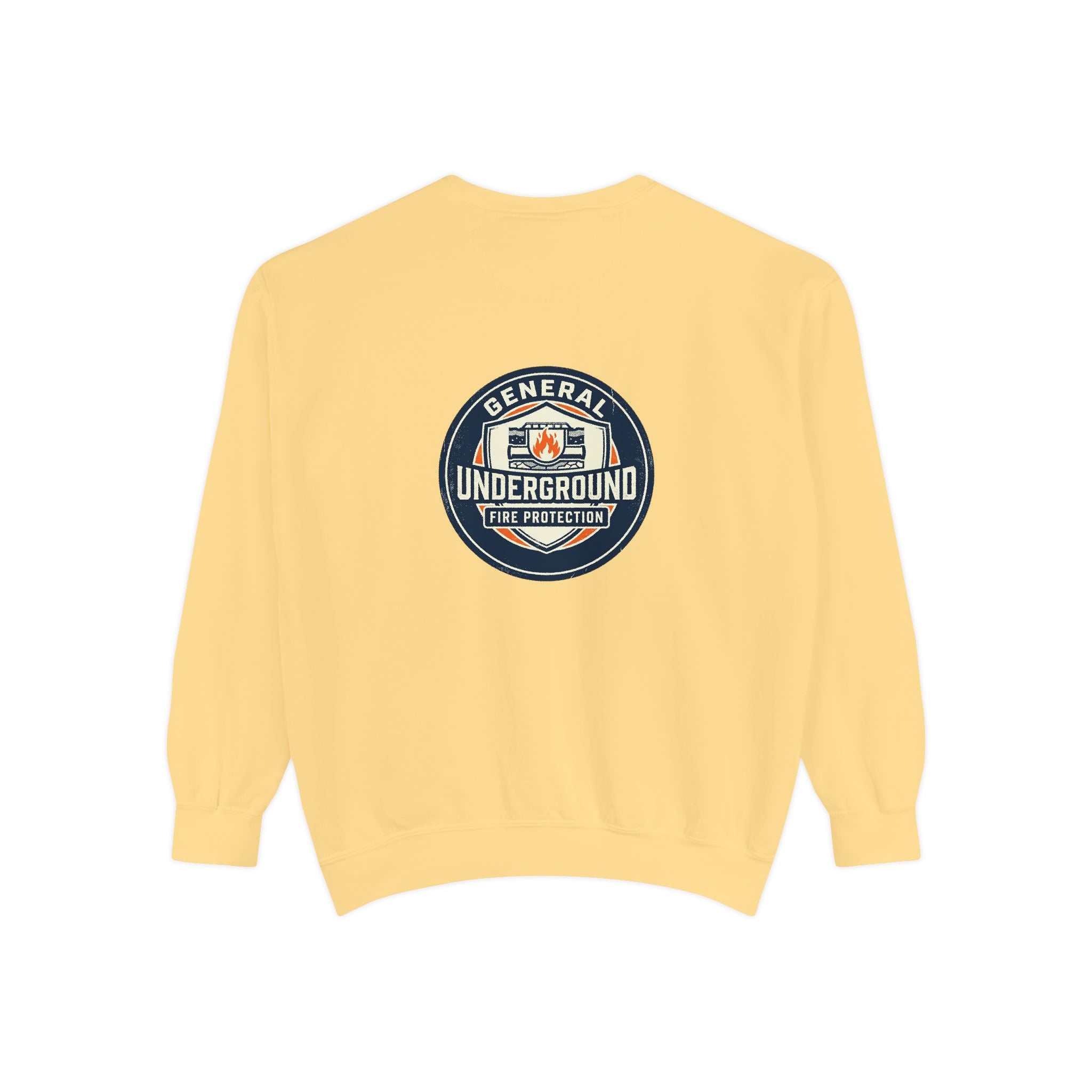 Vintage 'General Underground' Logo Sweatshirt — Distressed Retro Crewneck