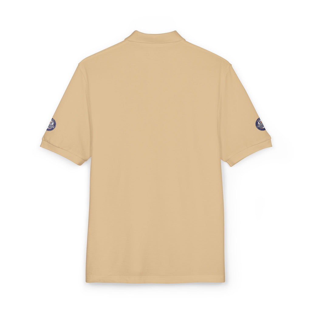 Embroidered Floral Crest Polo