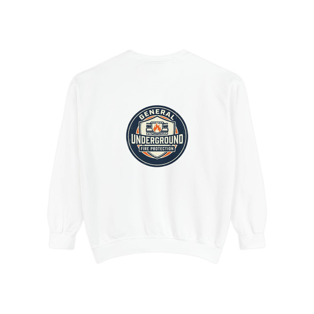 Vintage 'General Underground' Logo Sweatshirt — Distressed Retro Crewneck