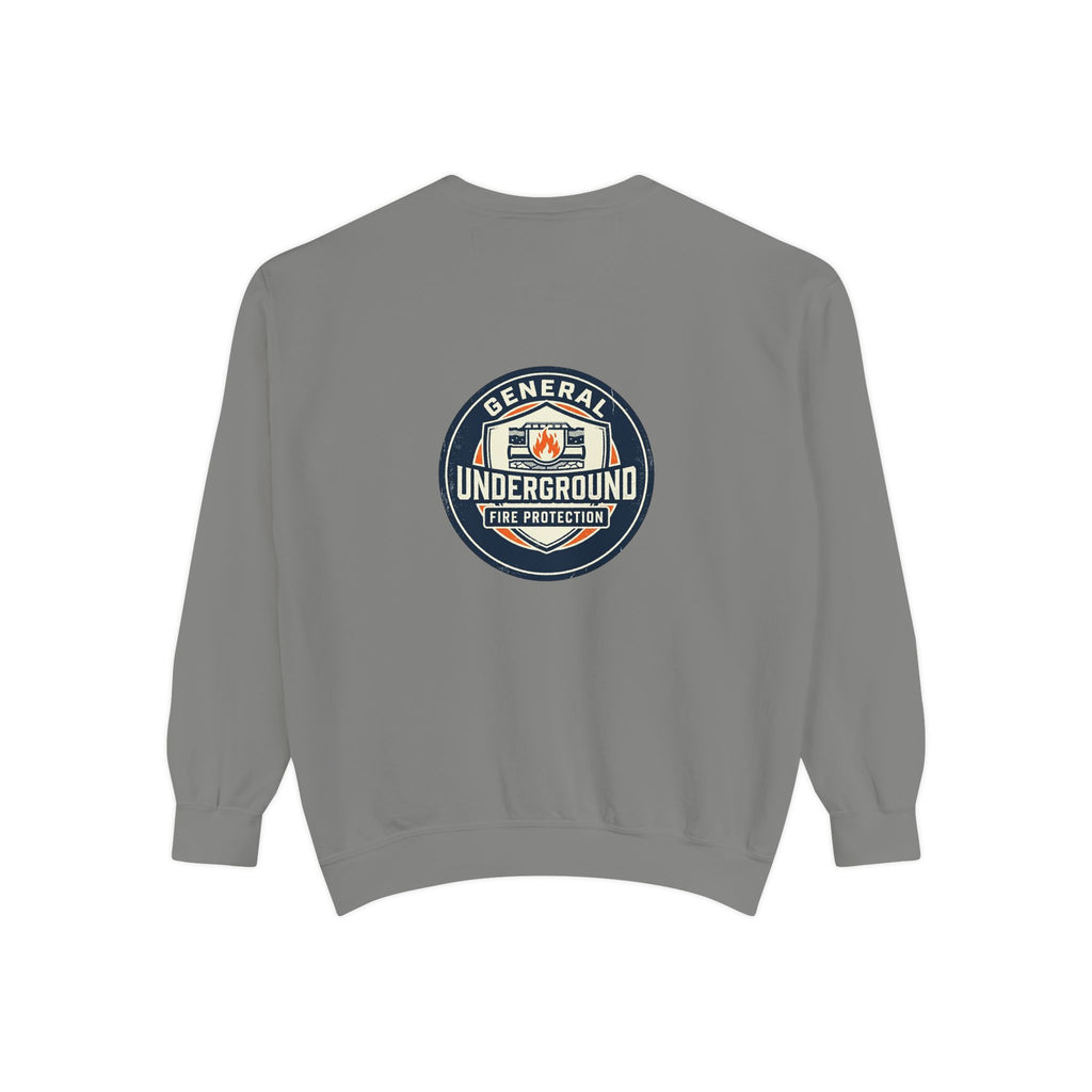 Vintage 'General Underground' Logo Sweatshirt — Distressed Retro Crewneck