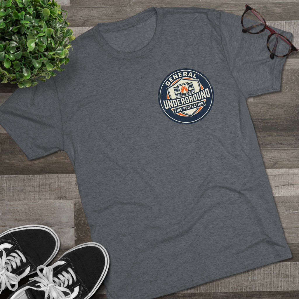 Fire Protection Logo Tee — "General Underground" Badge T-Shirt
