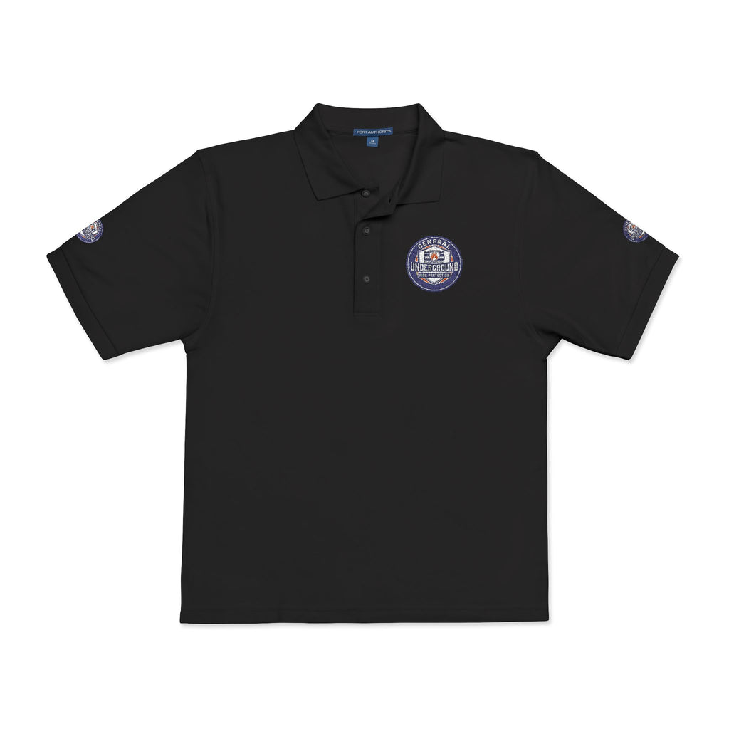 Embroidered Floral Crest Polo