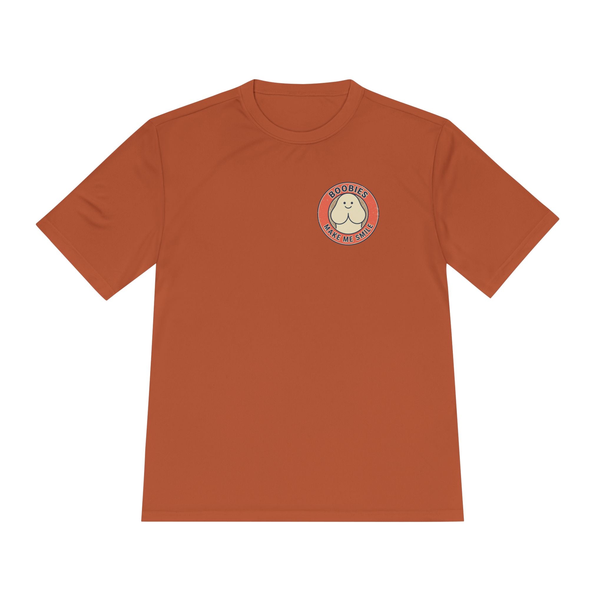 Boobies Make Me Smile Tee — Funny Retro Graphic Shirt