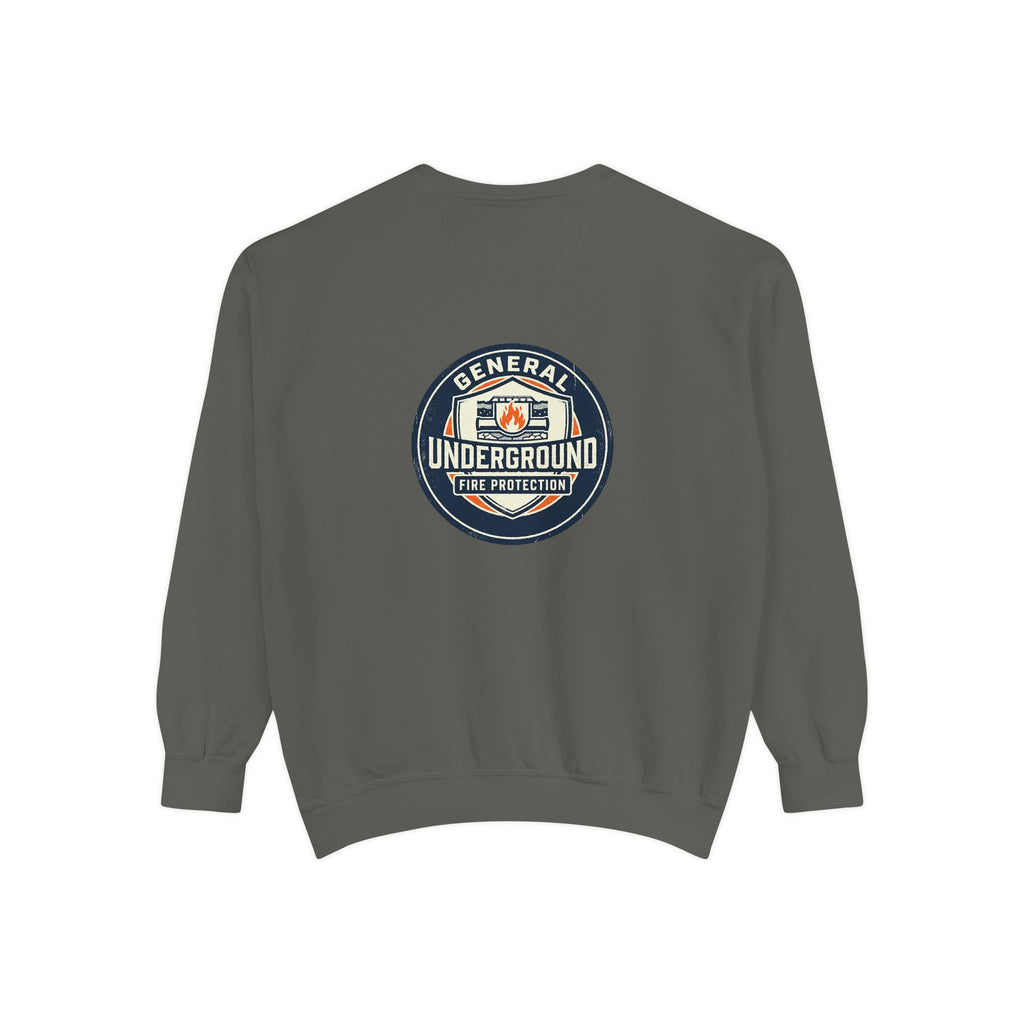 Vintage 'General Underground' Logo Sweatshirt — Distressed Retro Crewneck