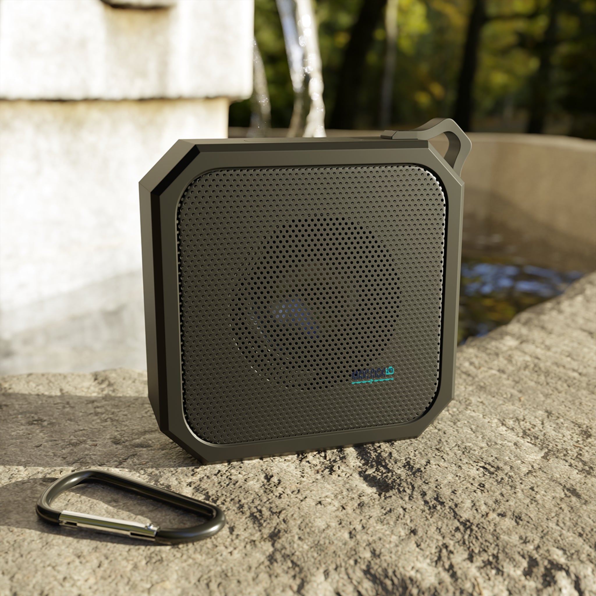Outdoor Bluetooth Speaker — Waterproof Portable Speaker with Carabiner for Camping & Hiking