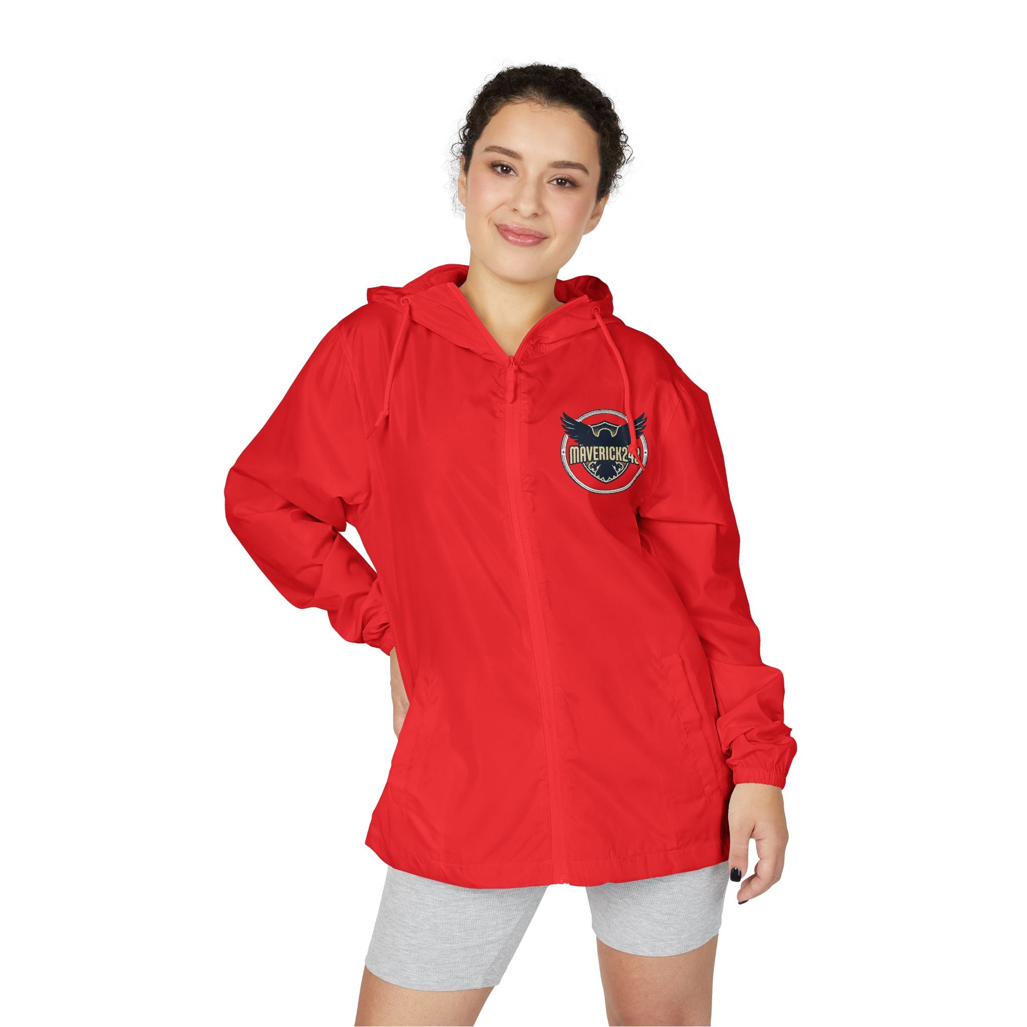 Windbreaker Jacket — Vintage Eagle Crest Logo