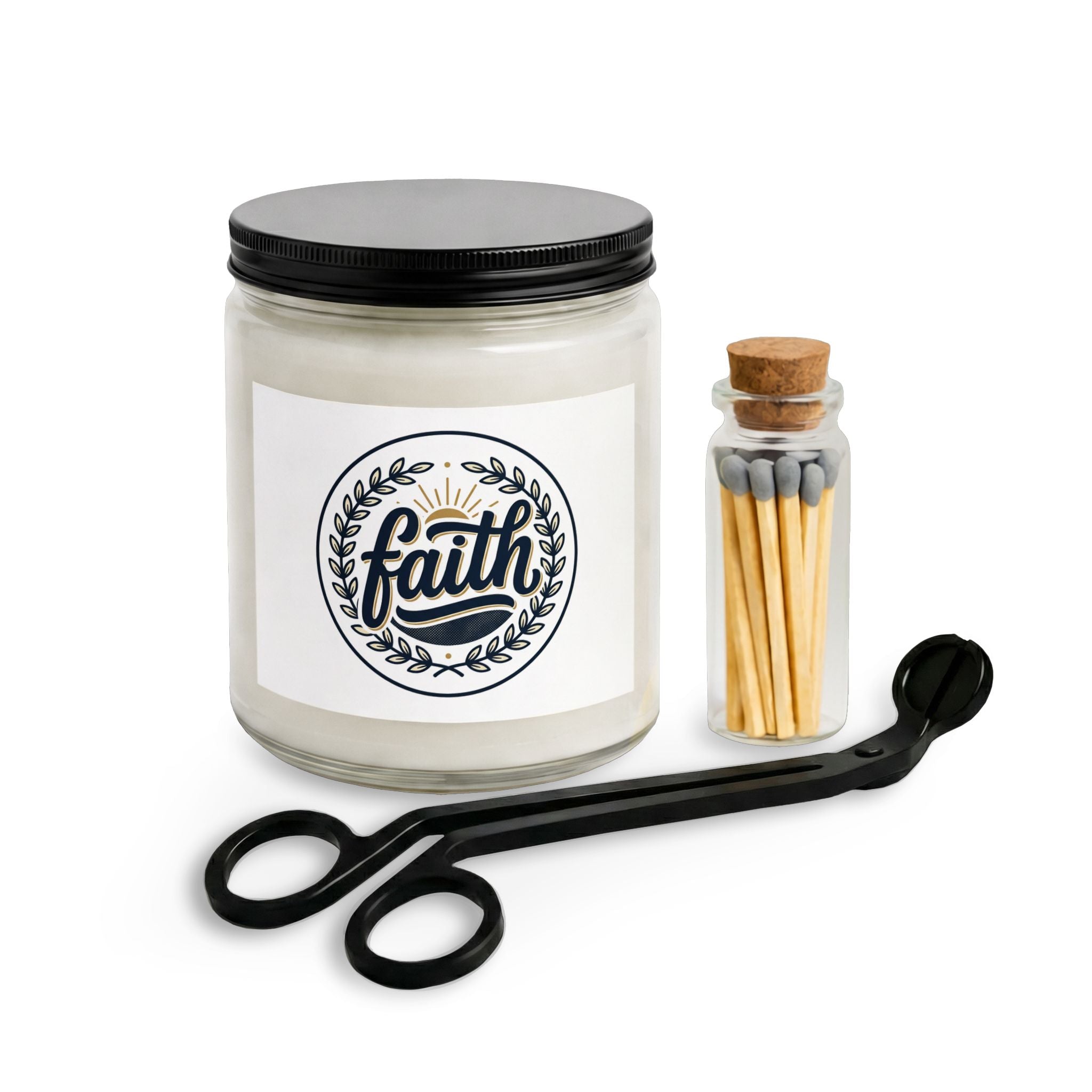 Candle Set with Matches and Wick Trimmer