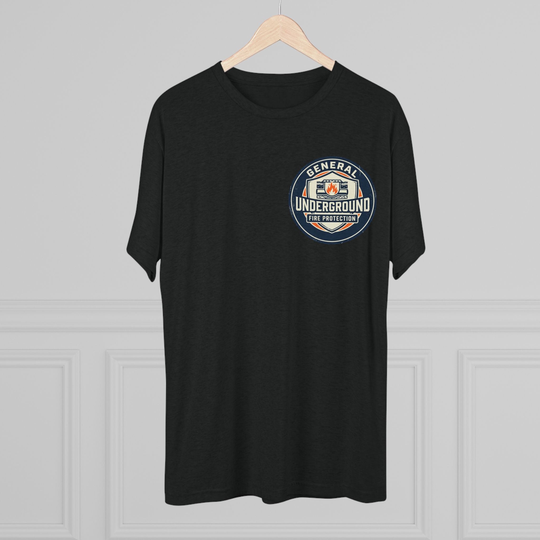 Fire Protection Logo Tee — "General Underground" Badge T-Shirt