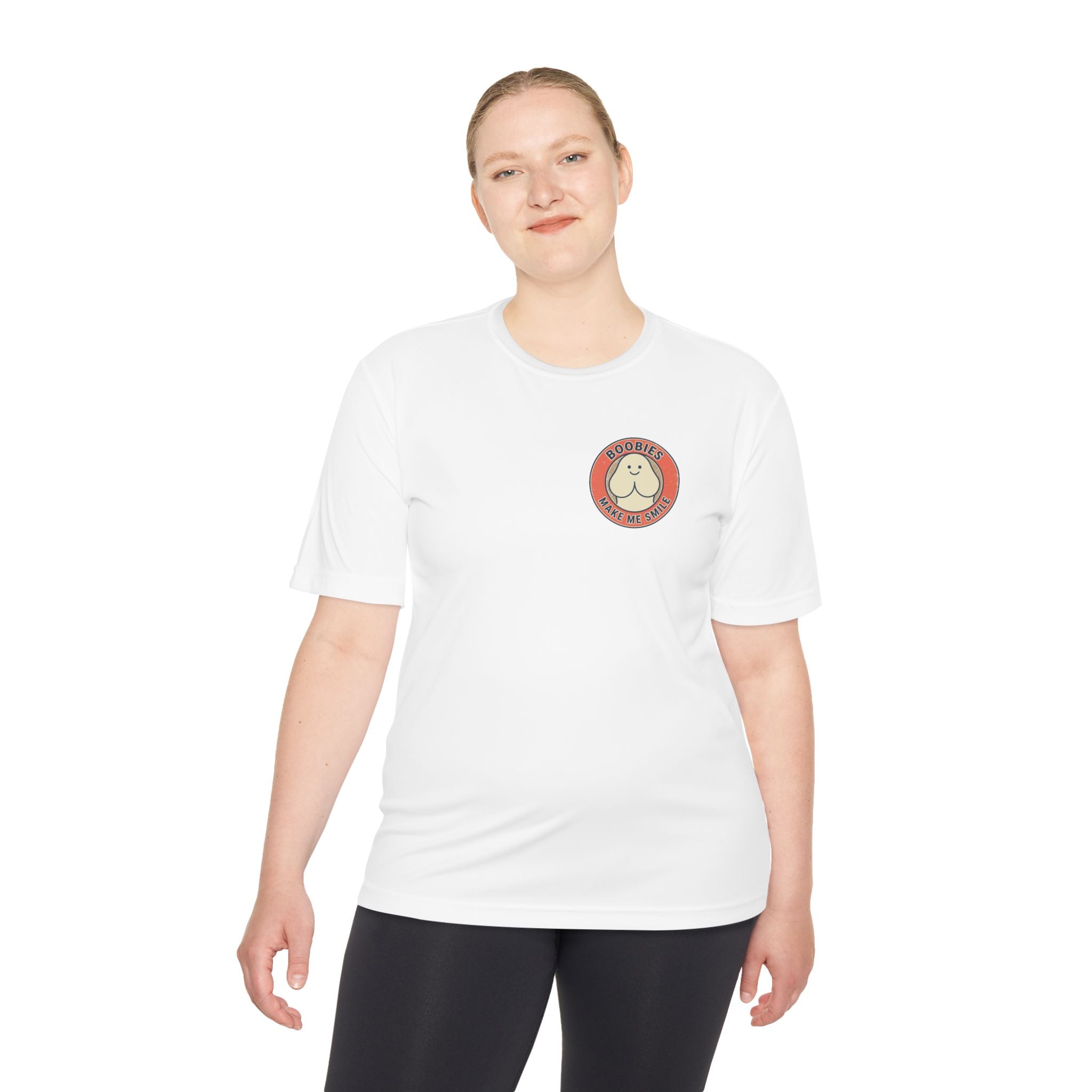 Boobies Make Me Smile Tee — Funny Retro Graphic Shirt