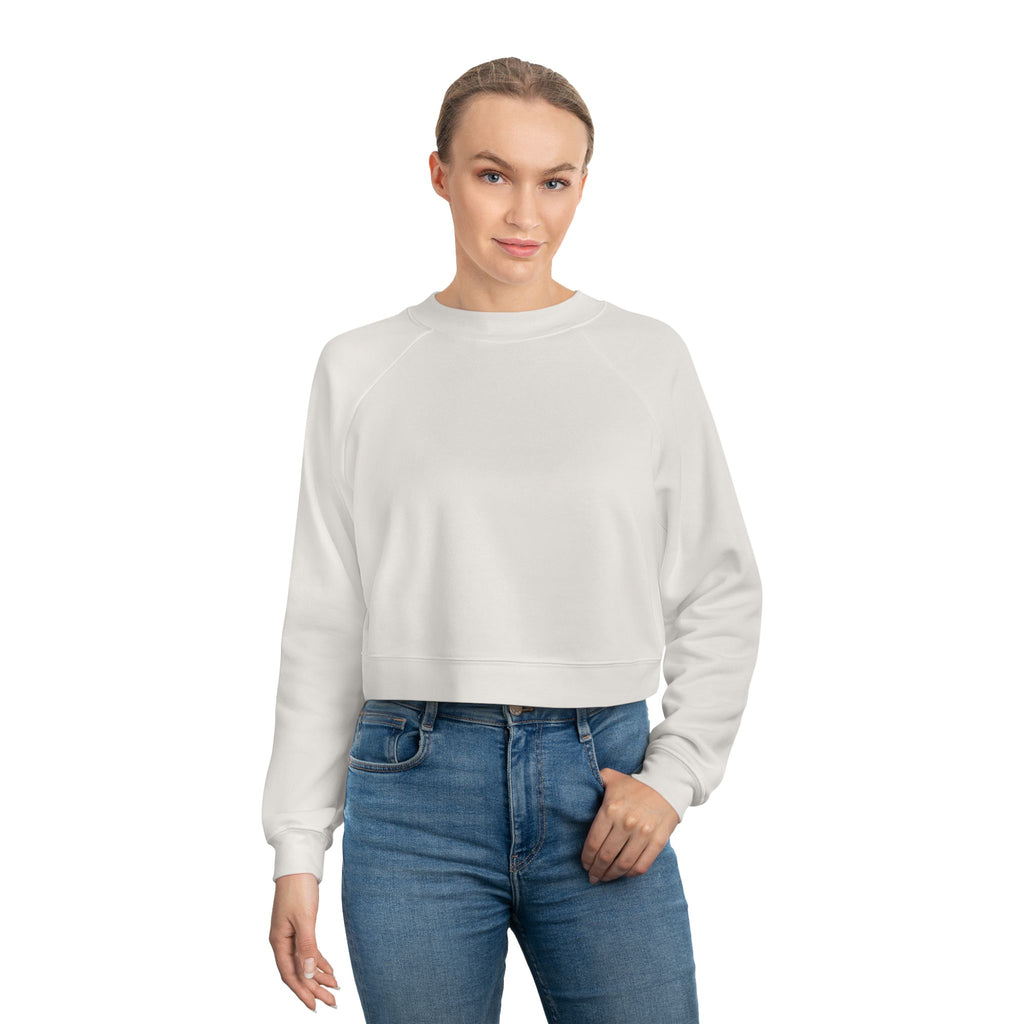 Cropped Pullover — Cozy Women's Fleece Sweatshirt