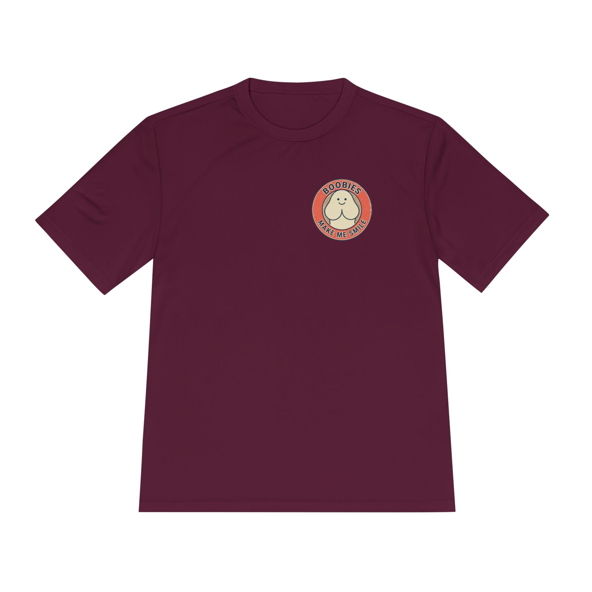 Boobies Make Me Smile Tee — Funny Retro Graphic Shirt