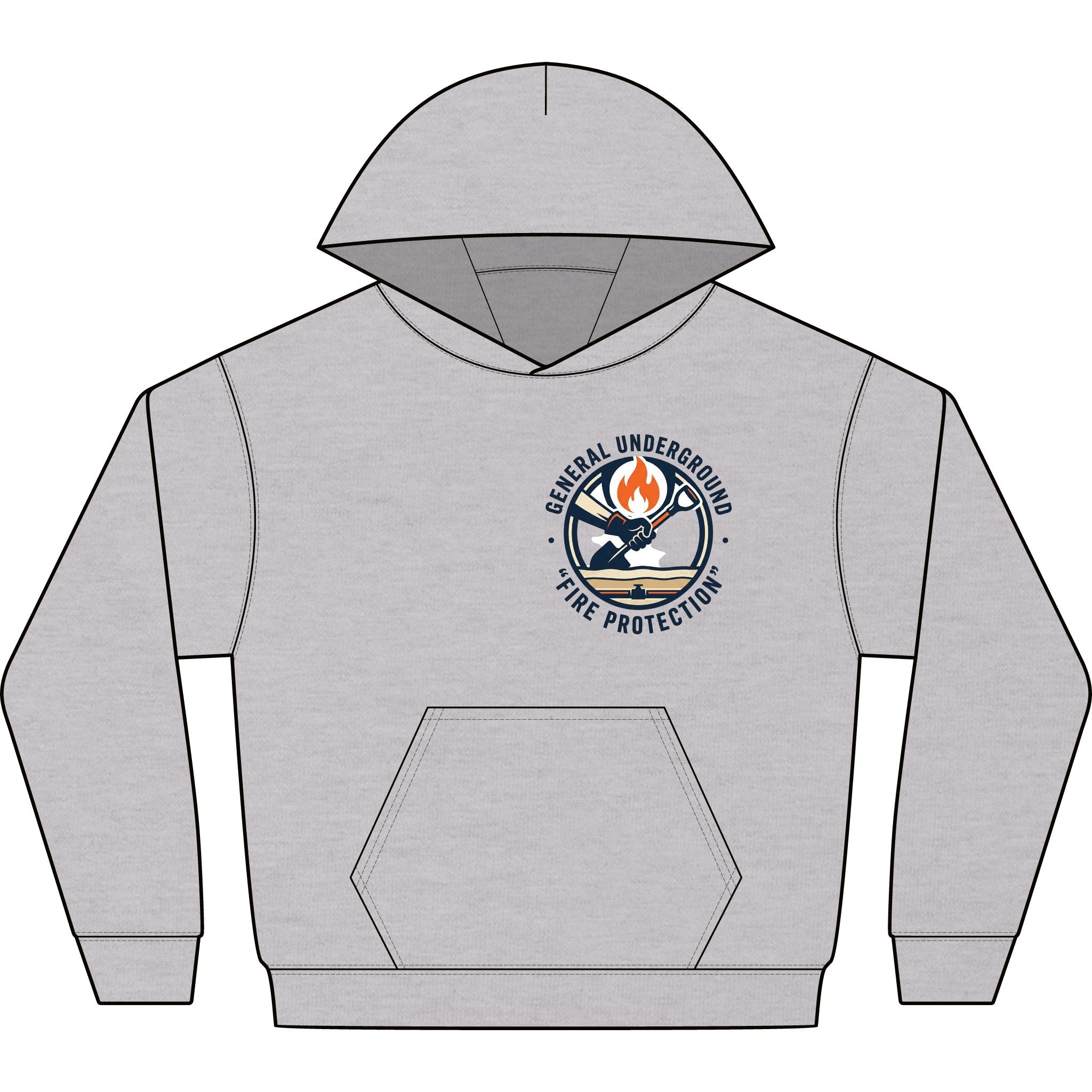 Unisex Mainstreet Heavyweight Hooded Sweatshirt