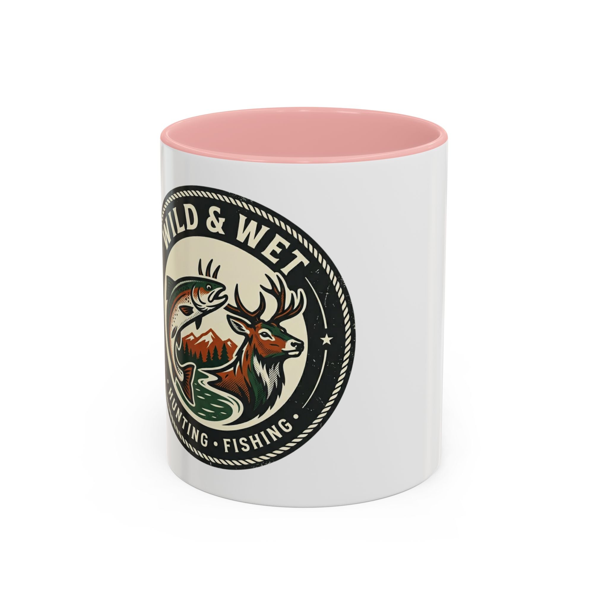 Wild & Wet Coffee Mug — Hunting & Fishing Accent Mug (11/15oz)