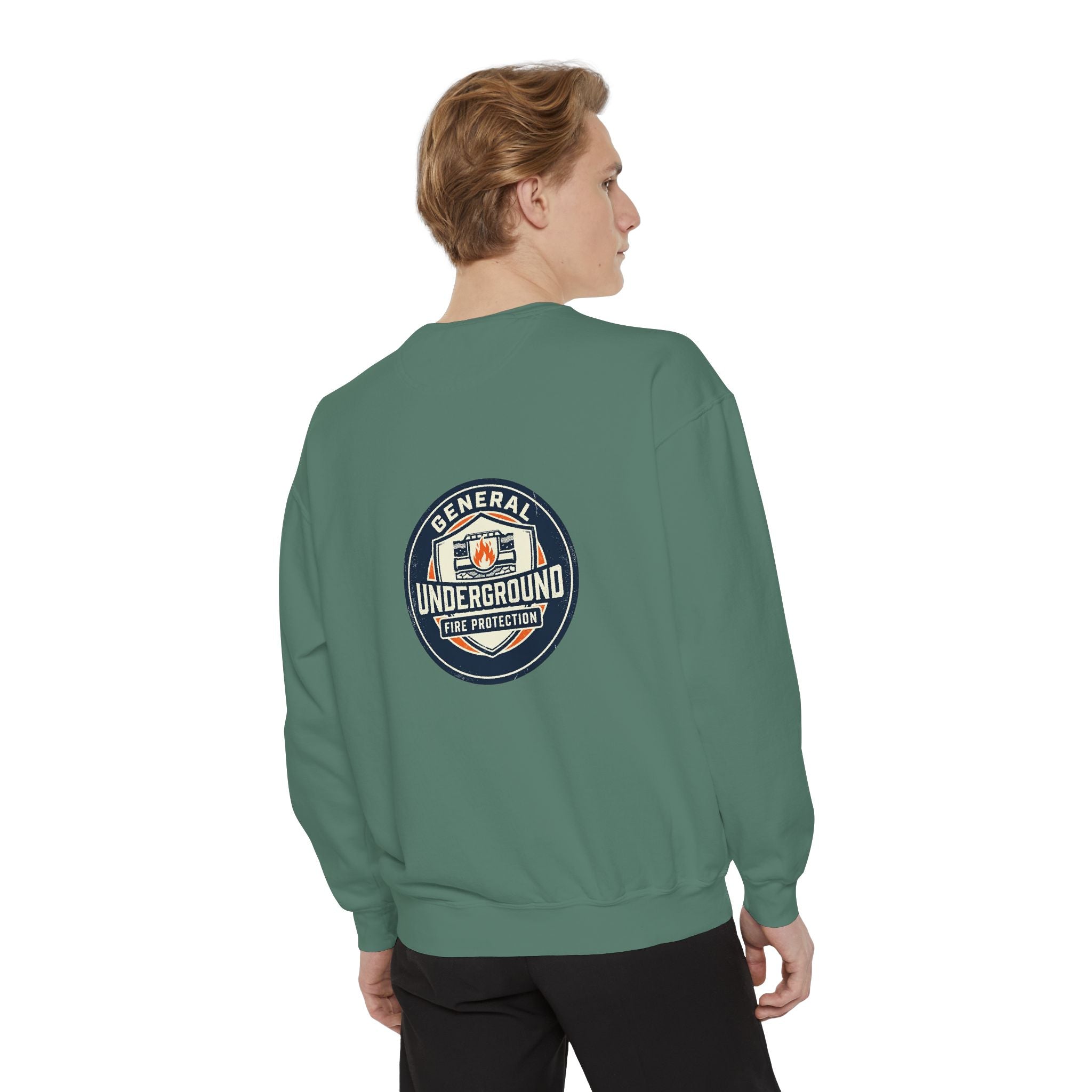 Vintage 'General Underground' Logo Sweatshirt — Distressed Retro Crewneck