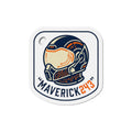 Maverick243 Astronaut Helmet Die-Cut Magnet — Space Pilot Sticker for Fridge, Locker & Laptop